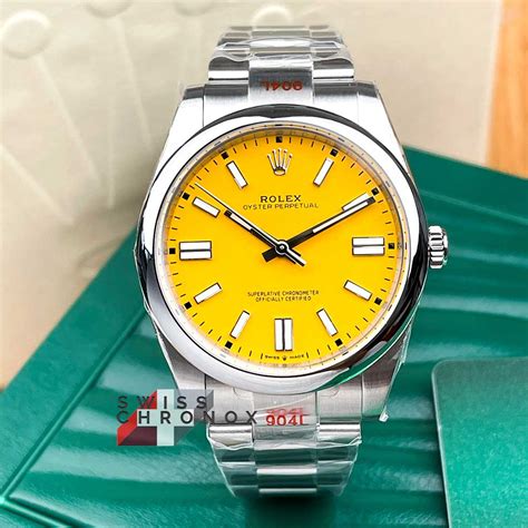 rolex perpetual oyster yellow|Rolex Oyster Perpetual prix.